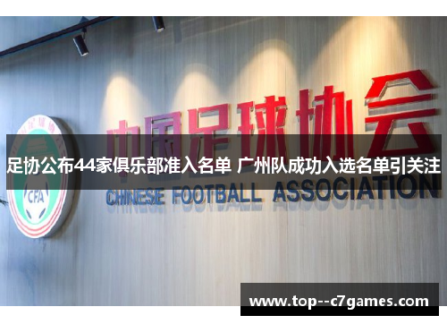 足协公布44家俱乐部准入名单 广州队成功入选名单引关注 足协公布44家俱乐部准入名单 广州队成功入选名单引关注